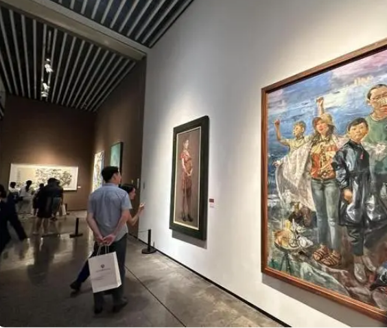 湘粤书画交流展在广州开幕 展出百余件作品